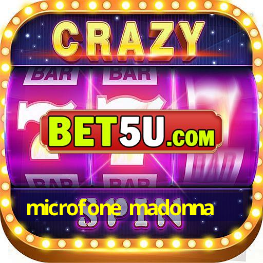 microfone madonna